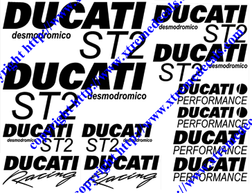 Ducati ST2 12 Decal Set